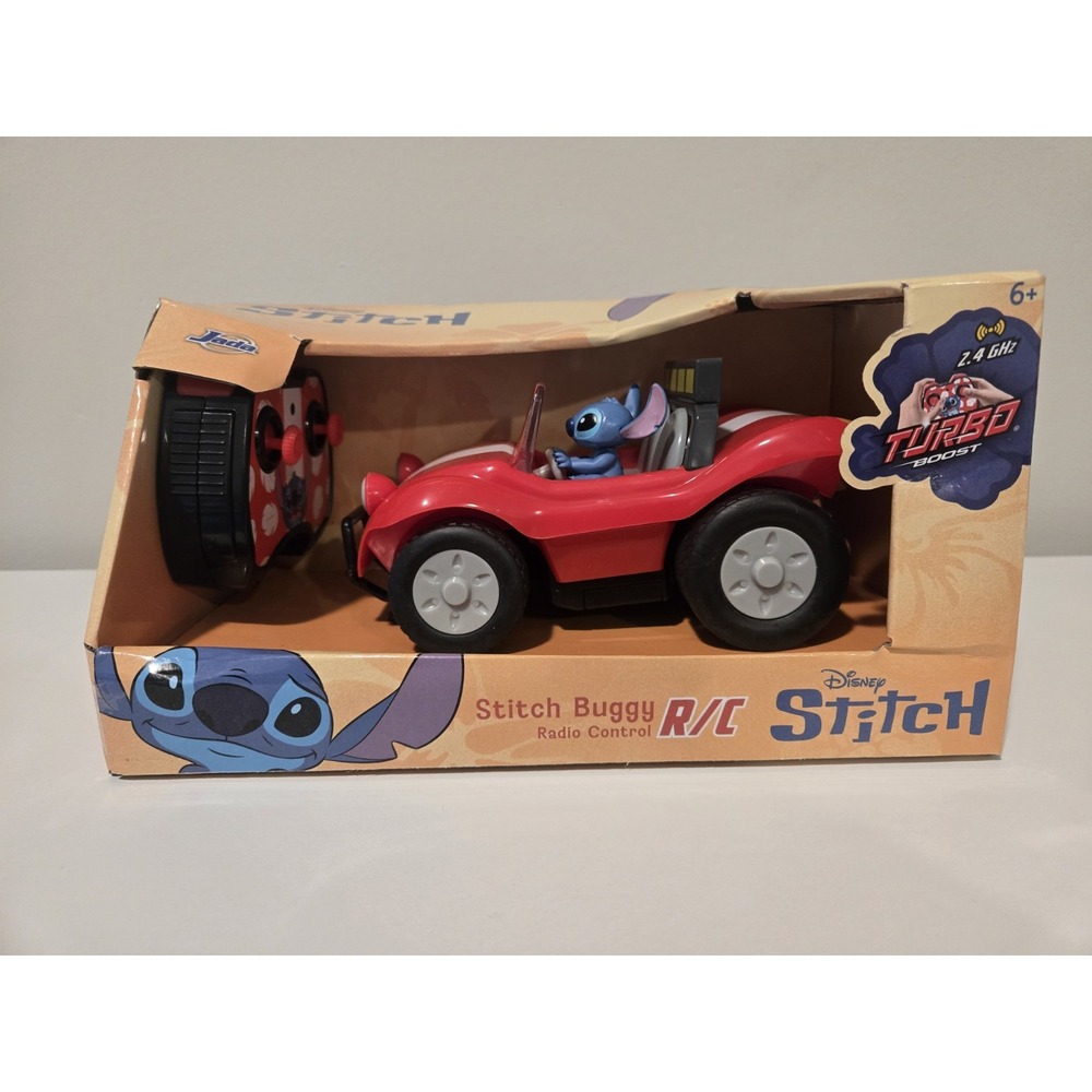 Disney Stitch Buggy R/C Remote Control Toy Car Jada Toys 2.4GHz Turbo Boost New
